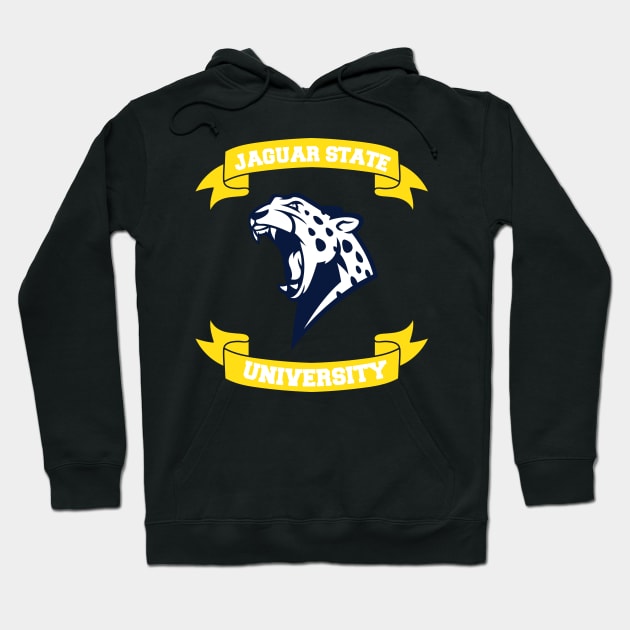 Jaguar State University Campus and College Hoodie by phughes1980